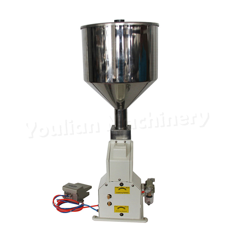 A02 5-50ml Piston Viscous Liquid Bottle Filler Peanut Butter Ointment Cream Honey Jar Filling Machine