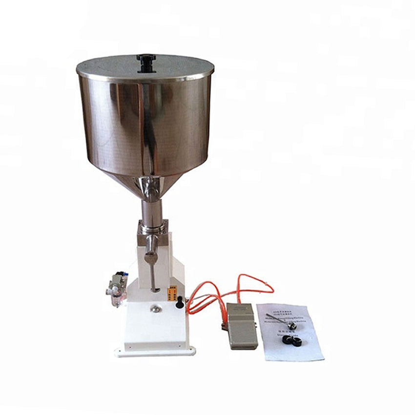 A02 5-50ml Piston Viscous Liquid Bottle Filler Peanut Butter Ointment Cream Honey Jar Filling Machine