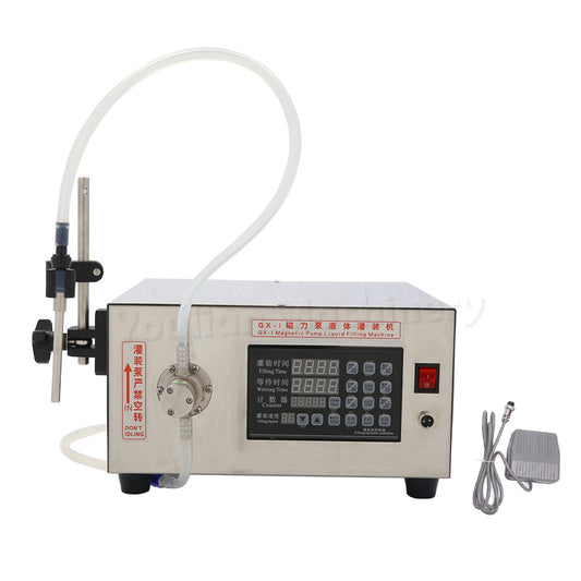 GX-1 Single Head Magnetic Pump Perfume Filling Juice Water Bottling Liquid Filler Essential Oil Filling Machine