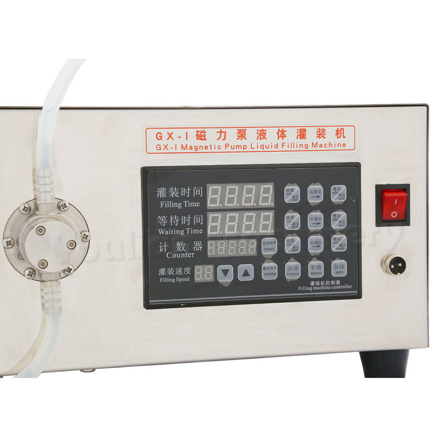 GX-1 Single Head Magnetic Pump Perfume Filling Juice Water Bottling Liquid Filler Essential Oil Filling Machine