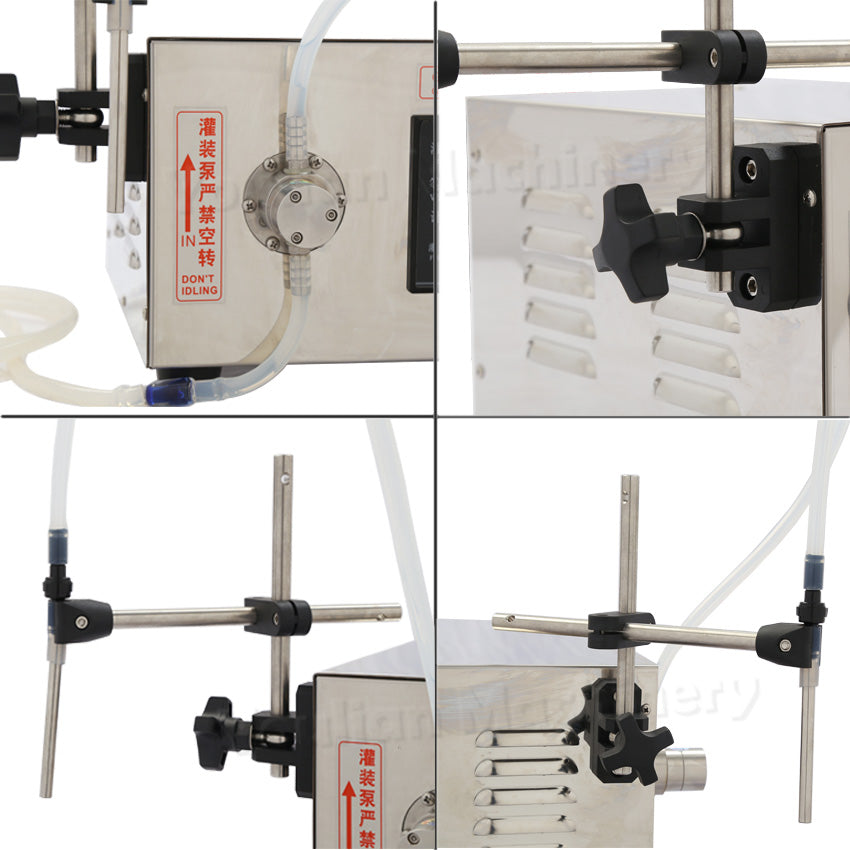 GX-1 Single Head Magnetic Pump Perfume Filling Juice Water Bottling Liquid Filler Essential Oil Filling Machine