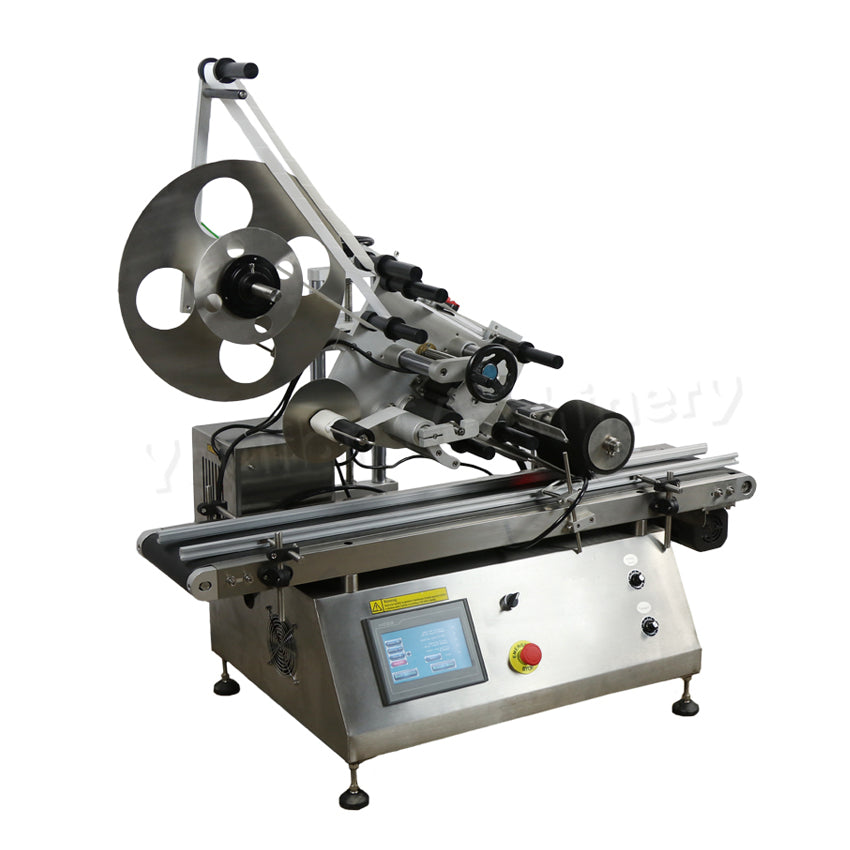 MT-160 High-precision Tabletop Flat Surface Can Label Applicator Square Flat Plane Box Bottle Sticker Labeling Machine