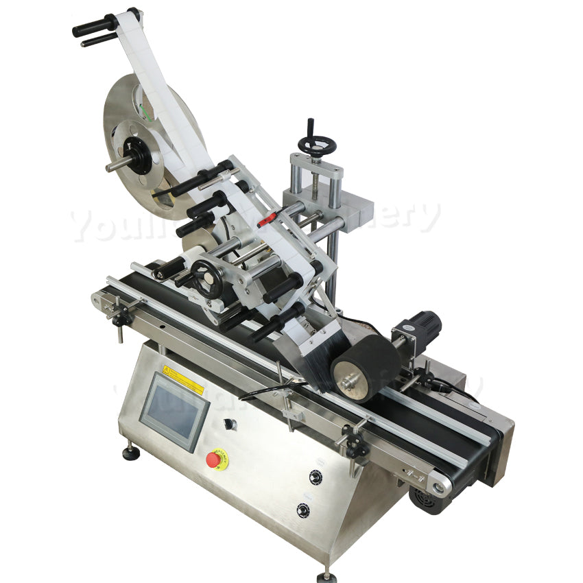 MT-160 High-precision Tabletop Flat Surface Can Label Applicator Square Flat Plane Box Bottle Sticker Labeling Machine