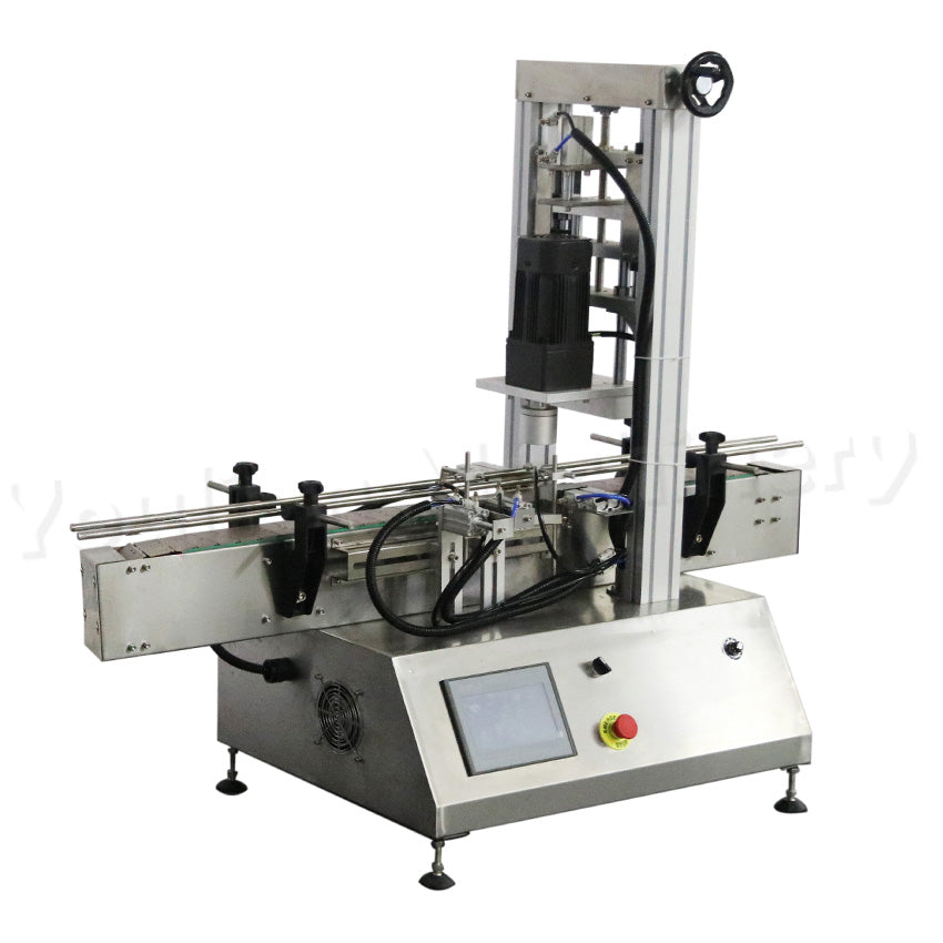 QDX-500 Automatic Pneumatic Screw Capper Small Glass Bottle Dropper Sealing Capping Machine