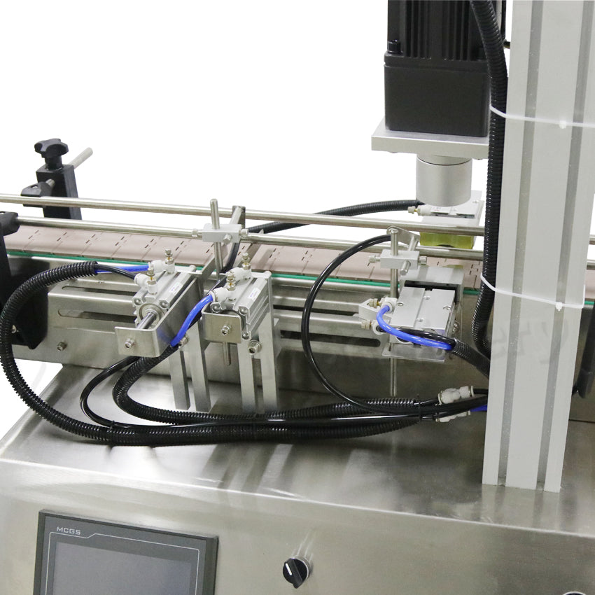 QDX-500 Automatic Pneumatic Screw Capper Small Glass Bottle Dropper Sealing Capping Machine