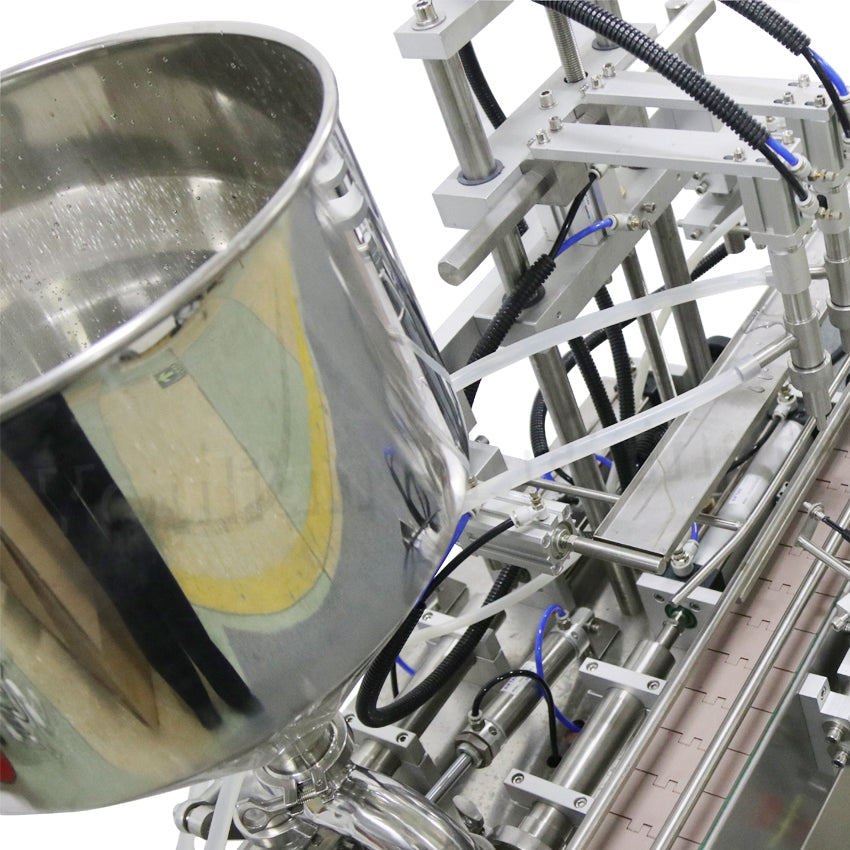 GT2T-2G-280 Automatic Piston Type Thick Paste Filler Double Head Food Tomato Sauce Cream Paste Honey Filling Machine