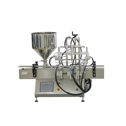 GT2T-2G-280 Automatic Piston Type Thick Paste Filler Double Head Food Tomato Sauce Cream Paste Honey Filling Machine