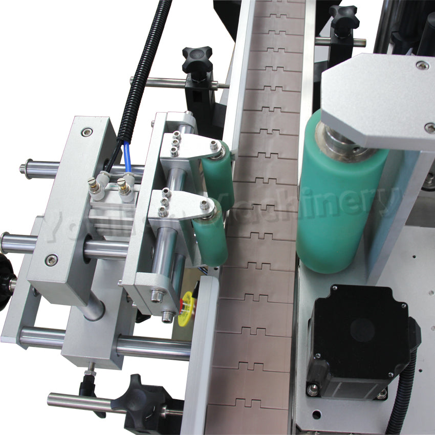 MT-180 Automatic Tabletop Round Glass Bottle Label Applicator Sticker Labeling Machine with Positioning Device