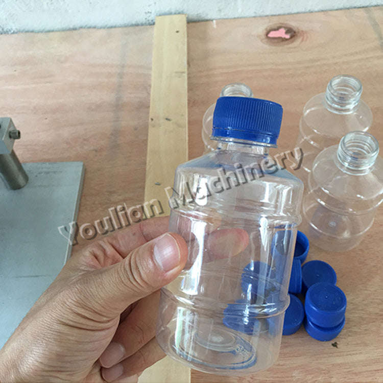 QDX-450 Semi-Auto Pneumatic Bottle Capper Sealer Machine Plastic Bottle Cap Screw Capping Machine