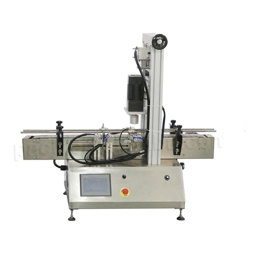 QDX-500 Automatic Pneumatic Screw Capper Small Glass Bottle Dropper Sealing Capping Machine