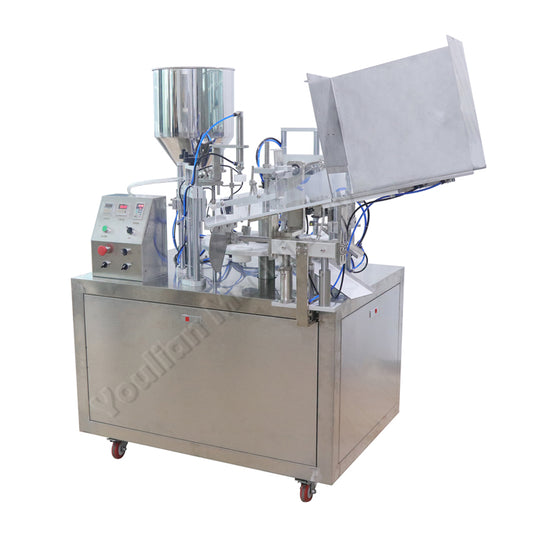 YLC-20 Automatic High speed Shampoo Cosmetic Cream Toothpaste Ultrasonic Metal Plastic Soft Tube Filling and Sealing Machine