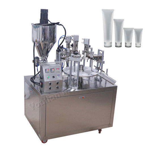 YLD-25 Semi Auto Cosmetic Ointment Packing Machine Cream Aloe Vera Gels Toothpaste Soft Tube Filling and Sealing Machine
